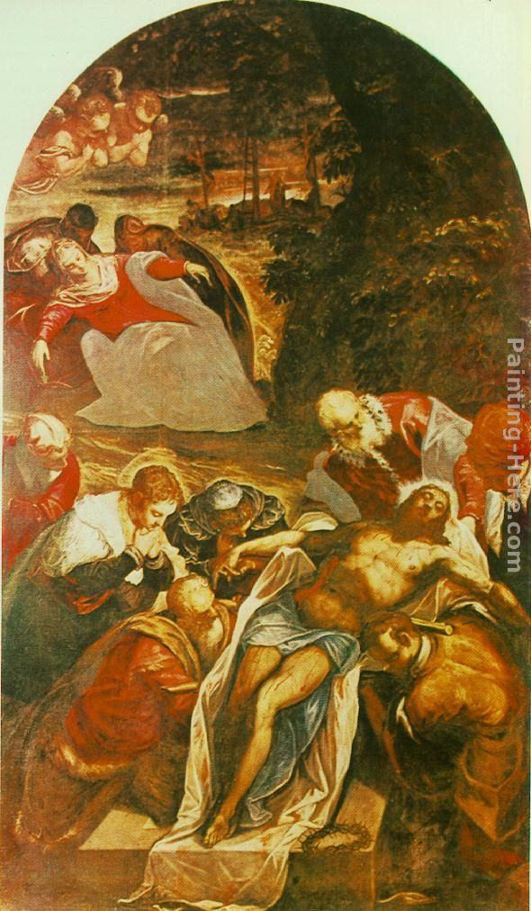 Jacopo Robusti Tintoretto Entombment